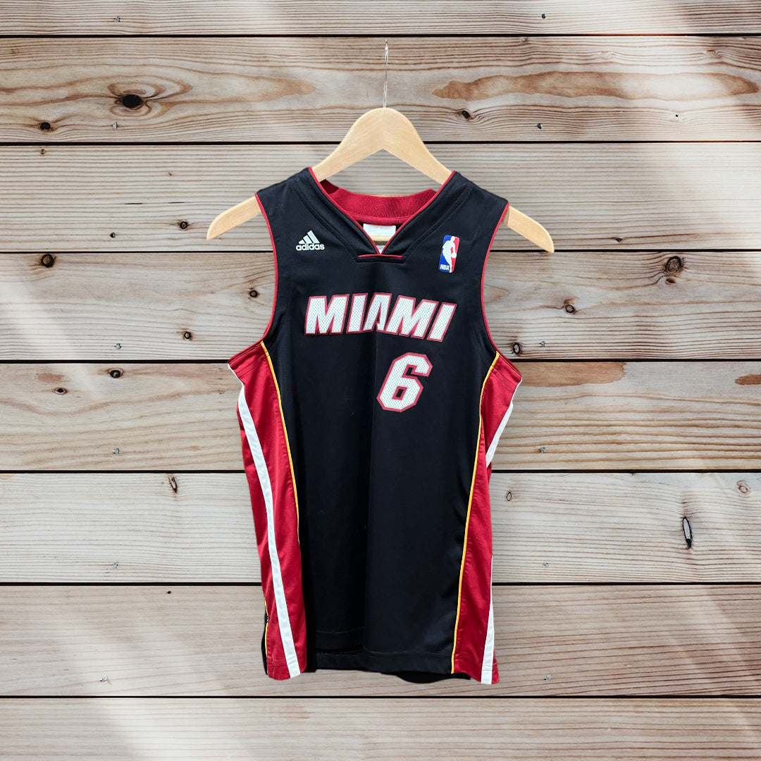 LeBron James Heat Jersey by adidas â Swingman Edition â Vintage Throwbacks