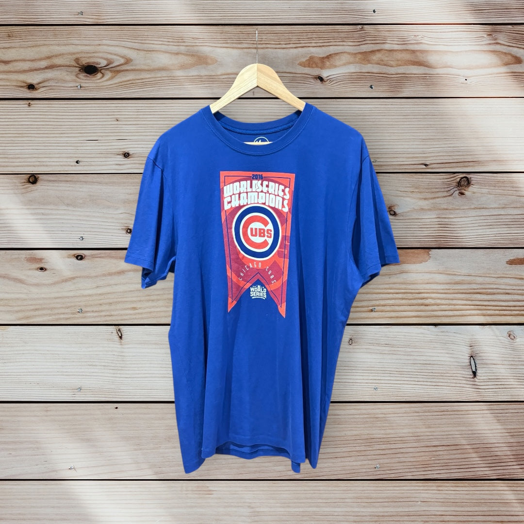 Chicago Cubs 2016 MLB World Series Champions Long Sleeve Tee by 47