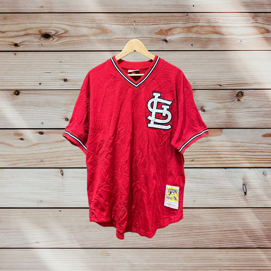 Ozzie Smith St Louis Cardinals MLB Cooperstown Jersey by Mitchell