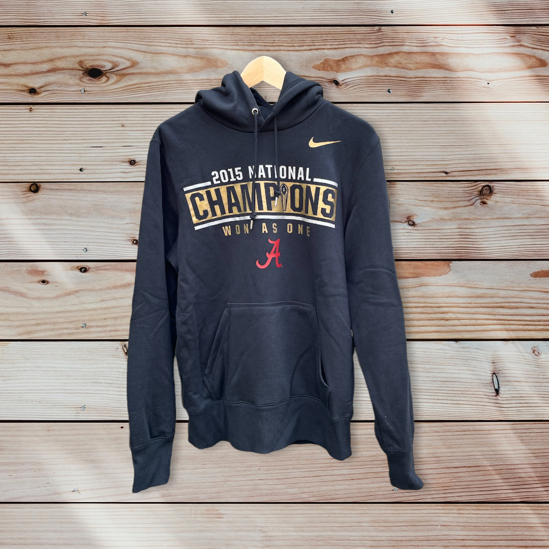 Alabama 2015 Champions Hoodie Small Vintage Throwbacks