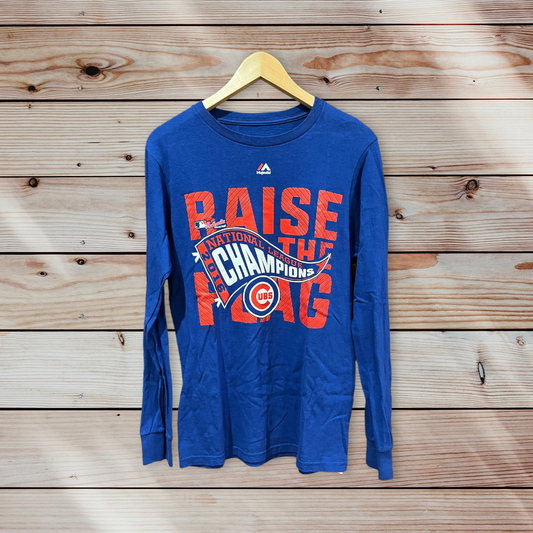 Chicago Cubs 2016 MLB World Series Champions Long Sleeve Tee by Majestic