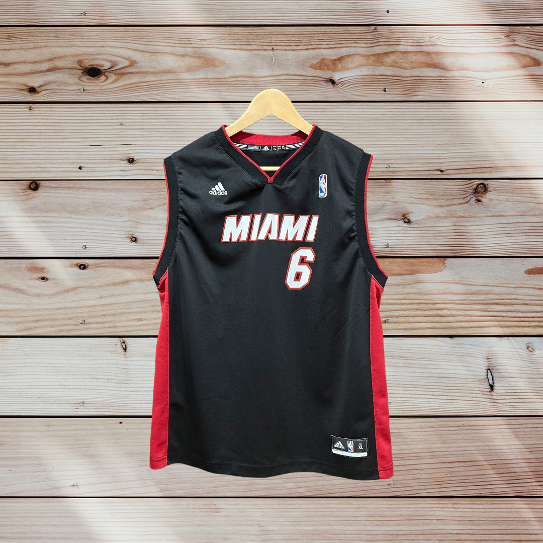 LeBron James Miami Heat NBA Replica Jersey by adidas