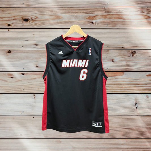 LeBron James Miami Heat NBA Replica Jersey by adidas