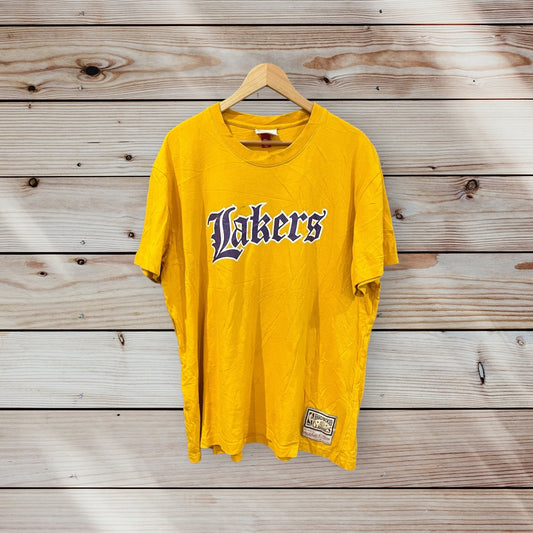 Los Angeles Lakers Hardwood Classics Tee by Mitchell & Ness