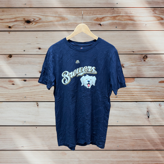 Milwaukee Brewers Hank Player Tee by Majestic