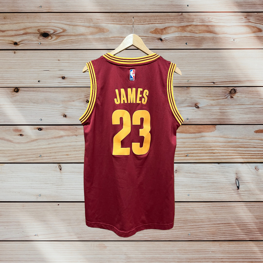 Adidas INT Swingman NBA Cleveland Cavaliers Jersey JAMES #23 A61199 Wine