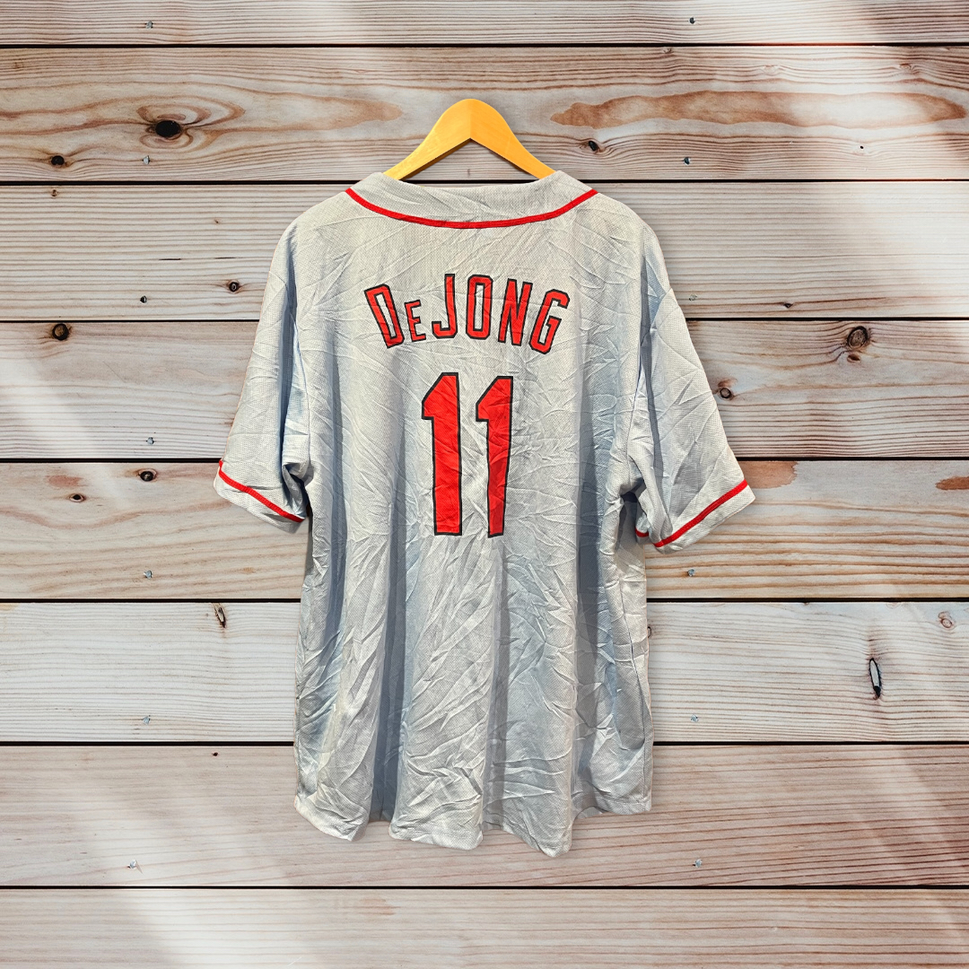 Paul DeJong Cooperstown Collection Cardinals Jersey White V-Neck Men’s