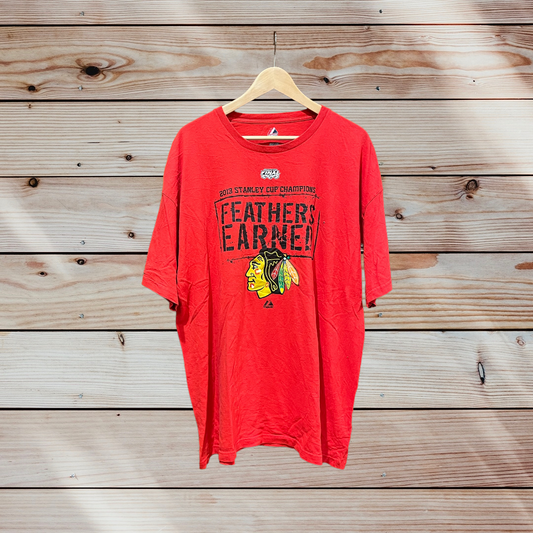 Chicago Blackhawks 2013 Stanley Cup Champions Tee by Majestic
