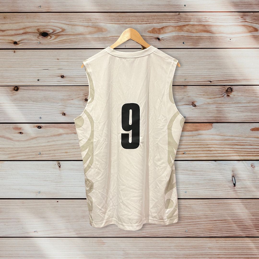 New Zealand White Jersey | Sleeveless Jersey | Vintage Throwbacks