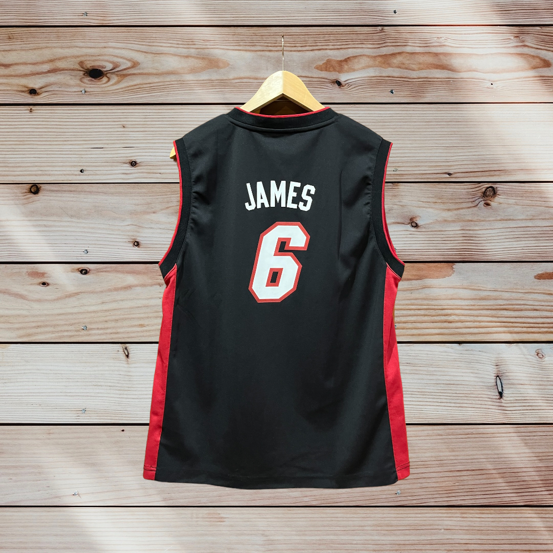 LeBron James Miami Heat NBA Replica Jersey by adidas – Vintage Throwbacks